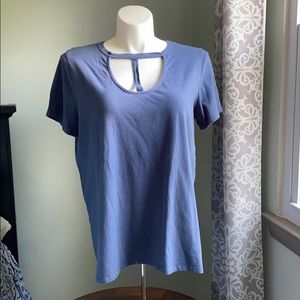 Torrid T-strap neckline Tee